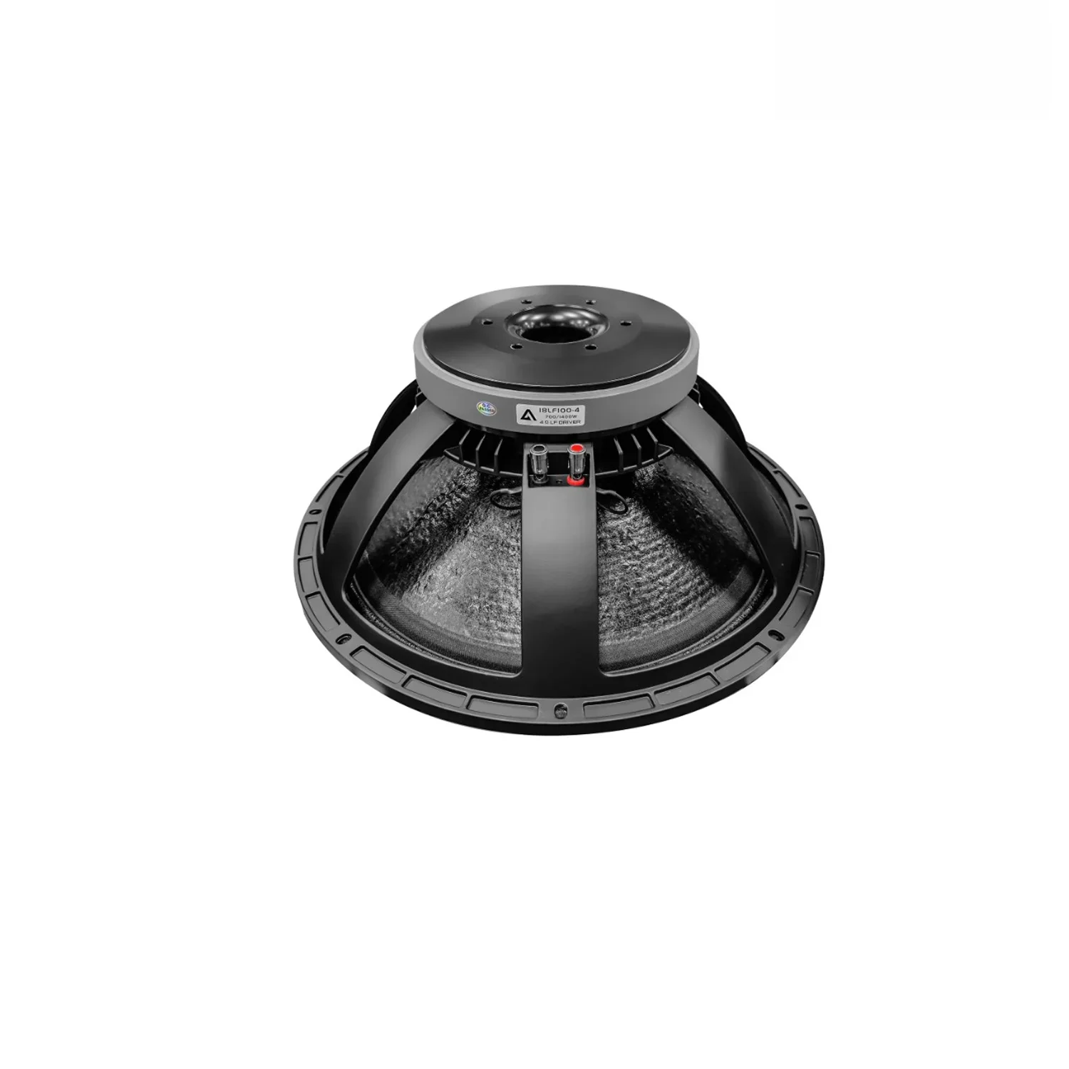 Klangmeister 18LF100-8 18" 700/1400W 8Ω 4" Bobin Döküm Kasa Sub Hoparlör