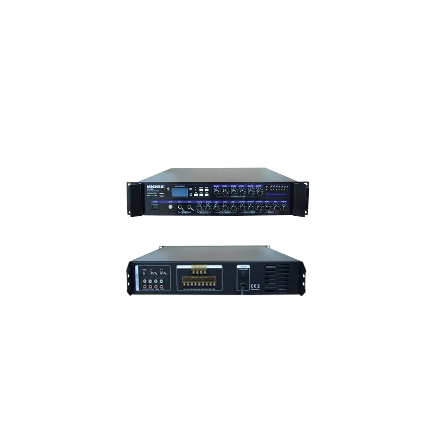 Mickle MA5650 650W 6 Zone 70V/100V Gong Bluetooth USB Mikser Amplifikatör