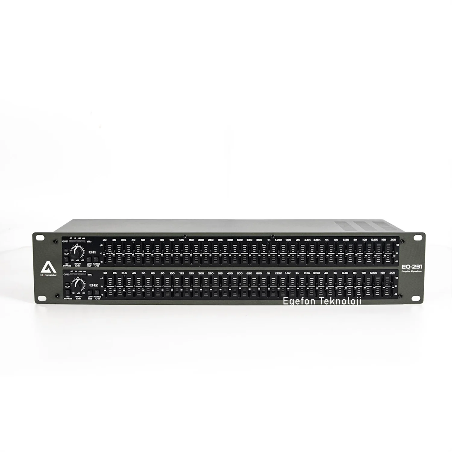Klangmeister EQ-231 Model 2x31 Kanal Grafik Ekolayzer