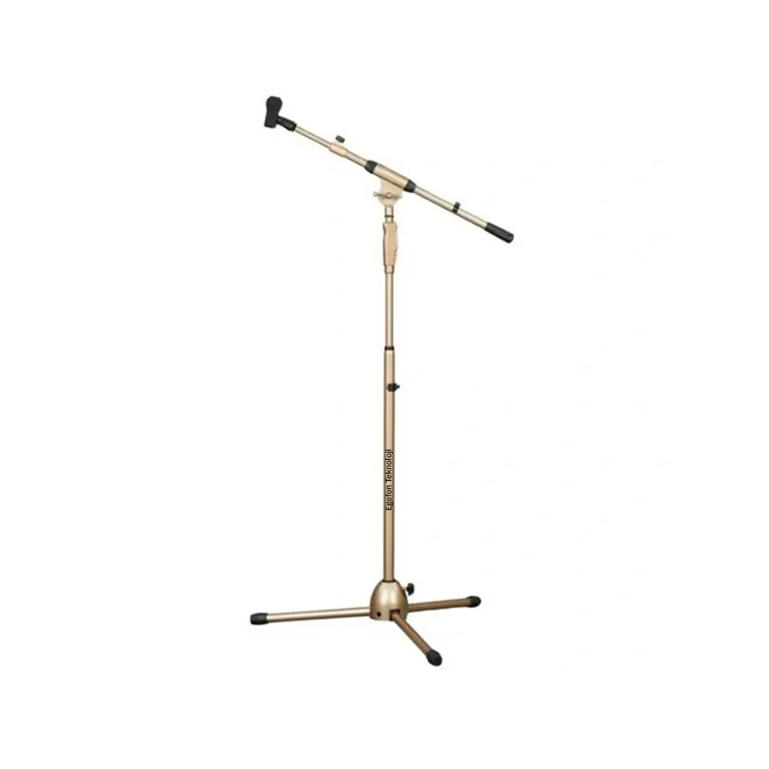 Kraftig BS-102 110-175cm Ayarlanabilir Yaylı Gold Boy Akrobat Mikrofon Sehpası