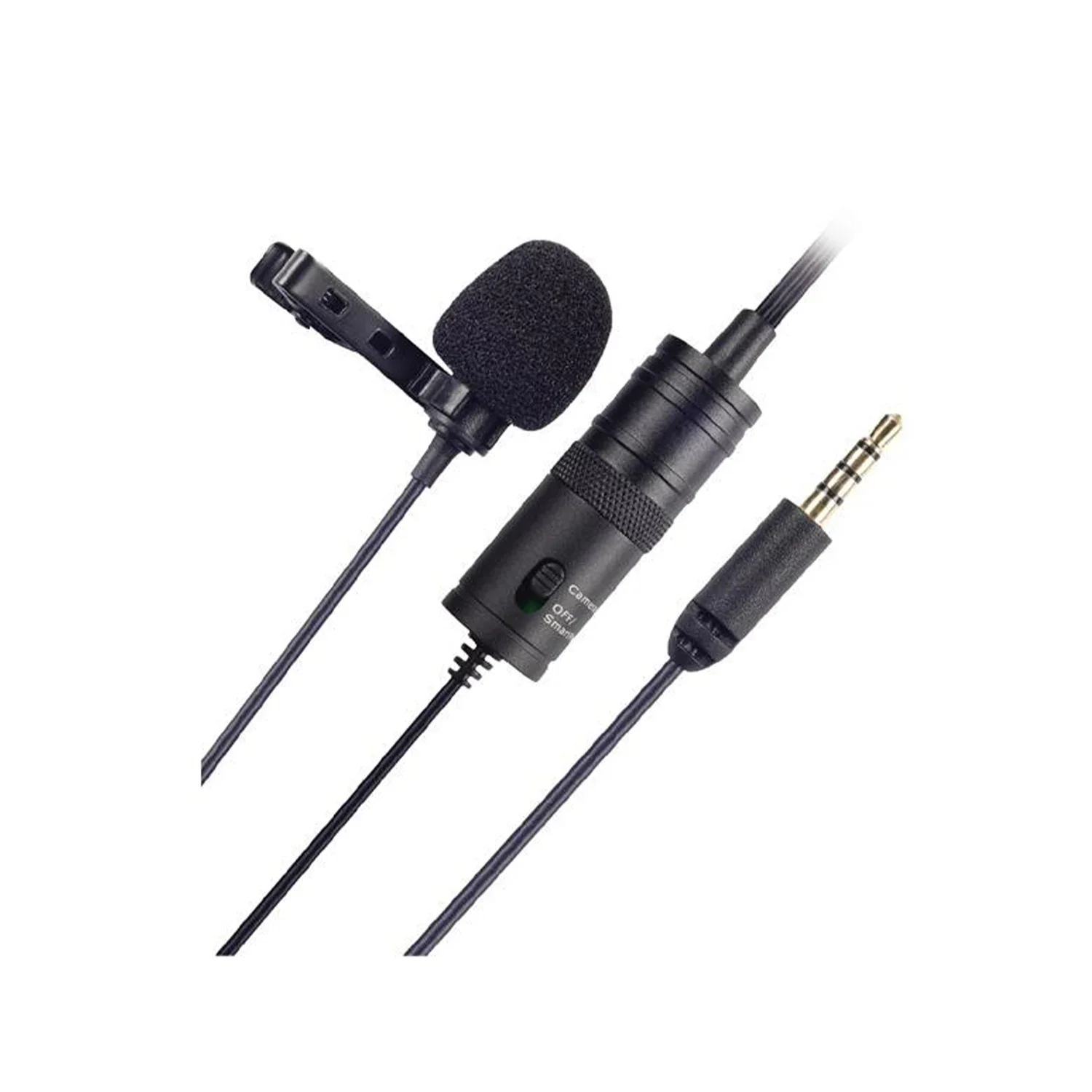 Gold Audio YM 100 Model Pilli - 3.5mm girişli Cep Telefonu Mikrofonu