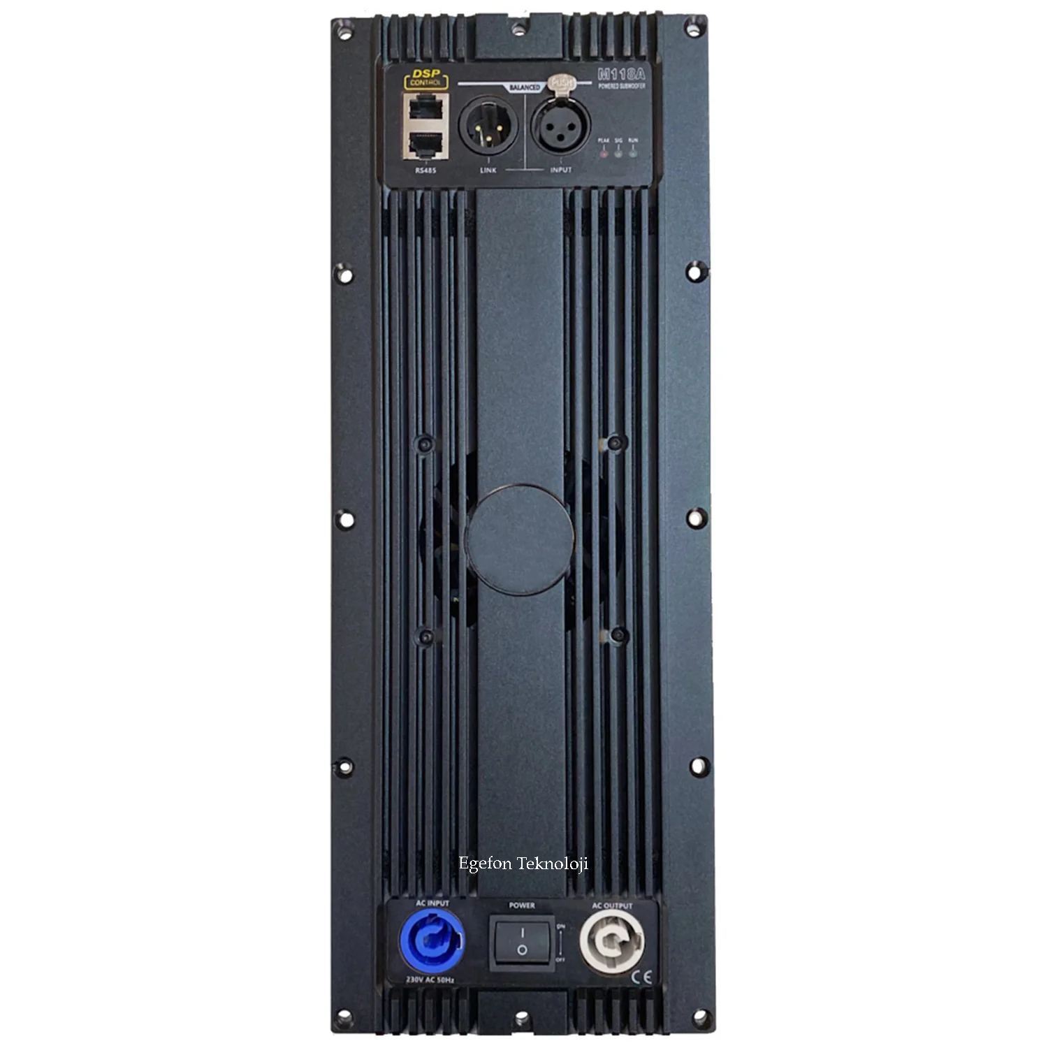 Klangmeister S218M Model 2x1800W DSP Aktif Subwoofer Amplifikatör Modülü