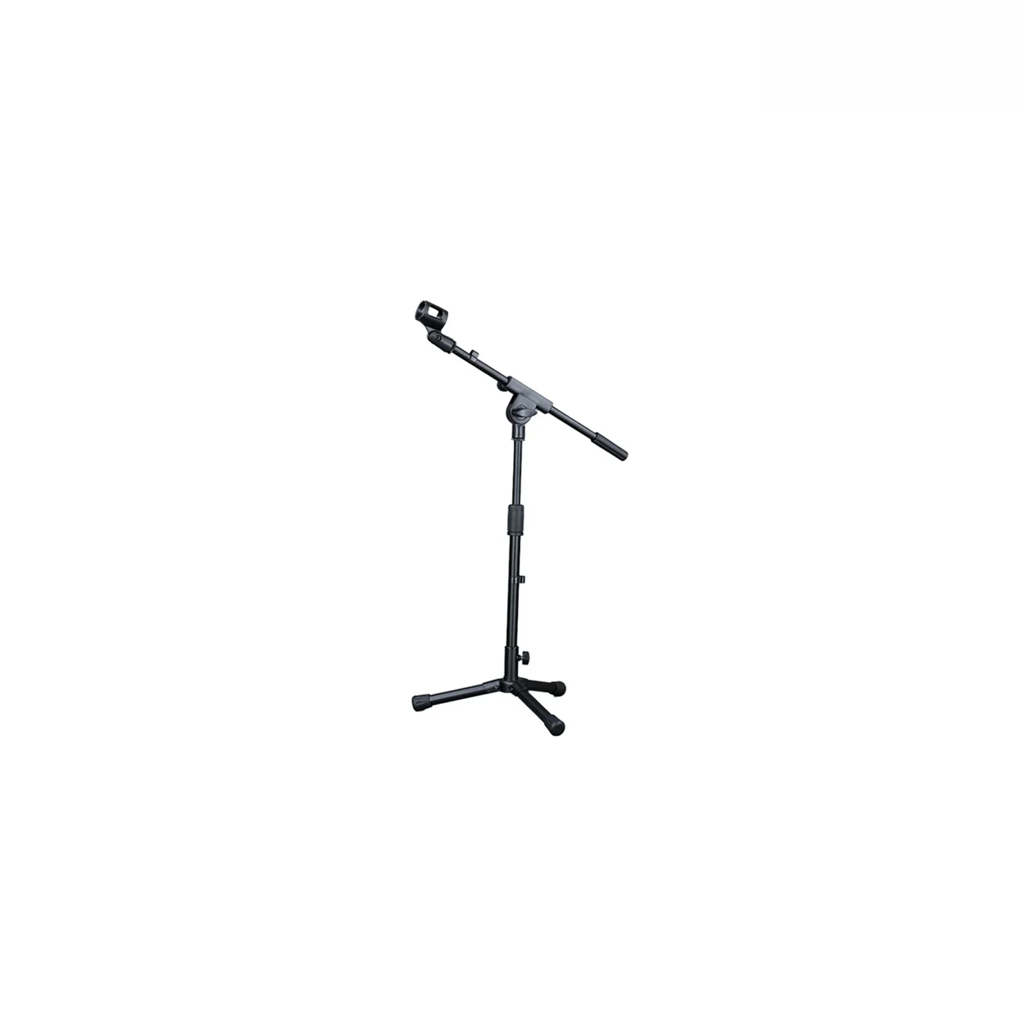 Klangtech STM-204 38-65cm Yükseklik 40cm Kollu Üç Ayaklı Çevirmeli Siyah Masaüstü Akrobat Mikrofon Sehpası