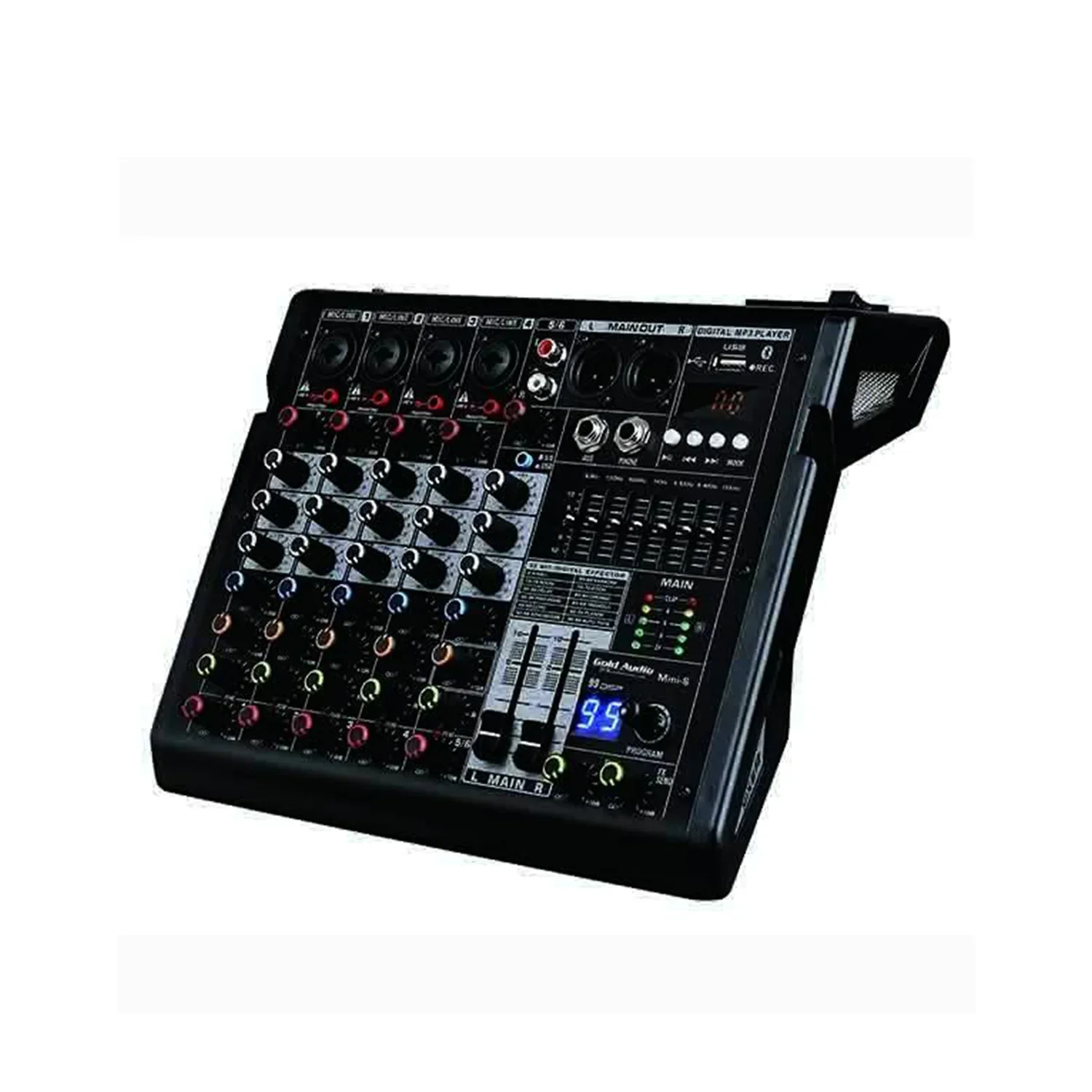 Gold Audio MINI 6 Model Home Stüdyo Deck Mikser BT/USB/REC